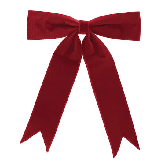 Red Holiday Bow, 2 Set By Melrose | 11" x 1" x 14.5" | Michaels®